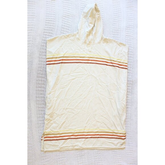 Sand Cloud Border Classic Stripe Poncho unisex One size Hoodie & Pockets Cotton - Picture 6 of 11